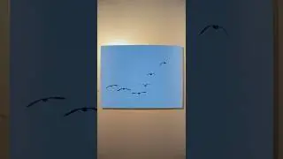 Why birds fly in a V-shape