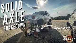 Solid Axle Swap Shakedown Run for my 3rd Gen 4Runner at Rausch Creek Offroad Park!