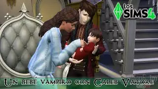 Un bebé vampiro con Caleb Vatore 🦇 ~ The Occult Baby Challenge en español 🍼 #3 Los Sims 4