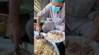 Most Viral Unique Zaiqadar Chawal in Afghan Hotel Shoba Chowk Peshawar #streetfood #foodie #pulao