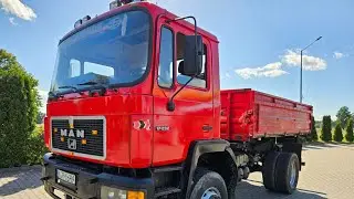 MAN 17.232 ,3xTipper 4x4, Full Steel ,6 cylinder @karotruck2962
