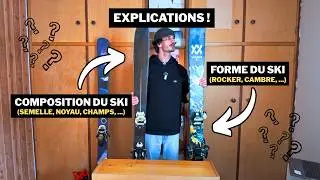 TOUT SAVOIR sur les SKIS ? (composition et forme du ski)