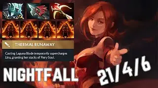 Nightfall RUTHLESS Lina Physical Damage Build: Watch the Dota 2 Pro