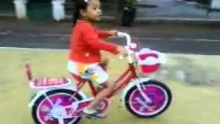 Neisha learning to ride a bike #2