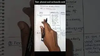 test||carboxylic acid||phenol||sodium bicarbonate||Ferric chloride||Chem focus point