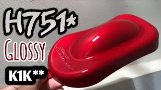 H751* MATTE RED but Glossy