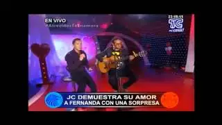 Atrevidos tc 'JC  Palma da sorpresa a Fernanda Gallardo'