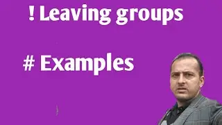 Leaving group