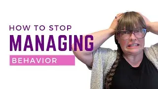 How to Stop Managing Your Kids' Behavior