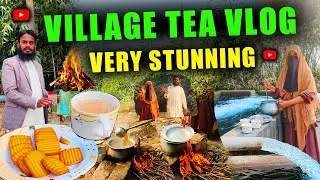 How Tea is Made in the Village? | Traditional Clay Stove and Desi Cooking | Ibu Heemi
