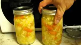 FOOD STORAGE - Make Sauerkraut - Prevent The Flu