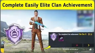 Tricks To Complete Elite Clan Achievement In Bgmi | #bgmi #pubgmobile 