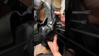 joe rocket motorcycle boot repair with uv rated zip ties from harbor freight tools