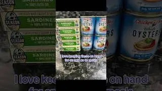 Canned seafood haul🐟🦪#carnivore #keto #lowcarb #weightlossjourney #weighttraining #healing #mom
