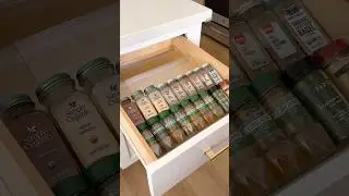 Spice drawer organizer 🤍 linked in bio on Amazon! #amazonfinds #amazongadgets #amazonmusthaves