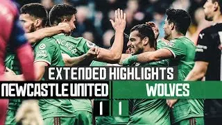 Jonny on the spot for Wolves! Newcastle United 1-1 Wolves | Extended Highlights