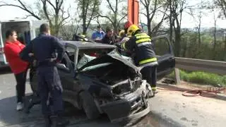 Saobraćajna nezgoda na kolubarskom mostu