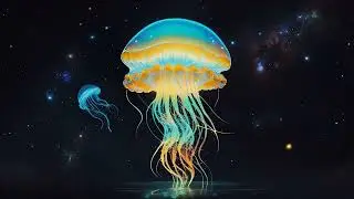 Jelly Journey - Nebulous Nightscapes 🧘&zwj;♂️✨ Ambient Meditation Zen Focus Music 🧘&zwj;♂️✨