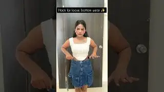Bobby pin hack 😍for loose bottom wear ✨#fashionhacks #bobbypinhack#youtubeshorts #shorts #hacks
