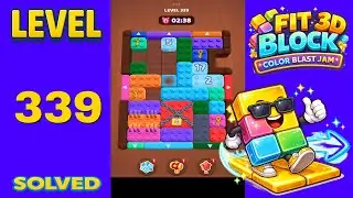 Fit Block 3D &ndash; Level 339 | Walkthrough Fast & Clean Solution