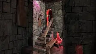 3D scan of Halloween Diorama (wood, polymer Clay, Foam and paint. #cosclay #dioramabuilder