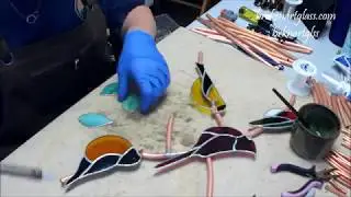 Time lapse stained glass Birds of a Feather