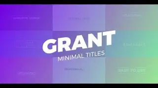 MINIMAL TITLES ► [ AFTER EFFECTS TEMPLATES ]
