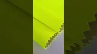 Waterproof fluorescent fabric