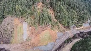 Oregon Highway 42 Landslide