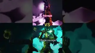 Ravage vs bone ravage who wins? Fortnite challenge #fortnite #shorts