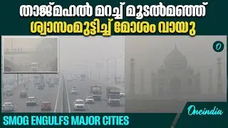 മൂടൽമഞ്ഞിൽ കാഴ്ച മങ്ങി, മോശം വായുവിൽ ശ്വാസംമുട്ടി ന​ഗരങ്ങൾ | air pollution and dense fog