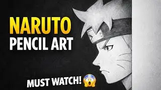Naruto Pencil Sketch Side View 😍 | Anime Drawing That Will Blow Your Mind