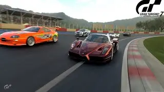Enzo Ferrari 2002 || Gran Turismo 7 || Steering Wheel Gameplay || PS5 4K 60 FPS ||
