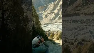 Finding the Snow Leopard | gilgit baltistan pakistan #mountain #leopard #nature #ytshorts #calming