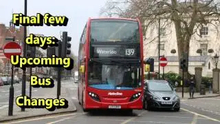 Final Few Days: Upcoming Bus Changes in NW London