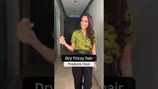 Dry frizzy hair product recommendations #dermatologist