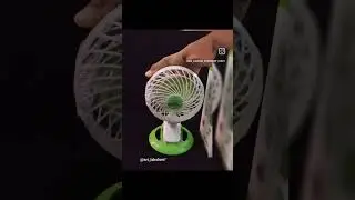 Rechargeable Mini Table Fan for New Born Baby. DM for order's  
