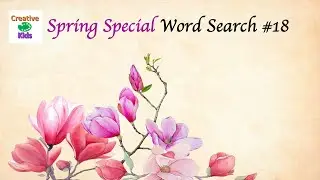 Creative Kids - Word Search Puzzle # 18 about Spring!
