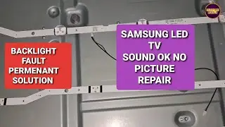 Samsung LED TV Backlight Fix | Tv has sound but no Picture|Blank Screen | Backlight Fault Repair-26