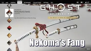 Ghost of Tsushima Iki Island Sword Kit - Nekoma's Fang Location