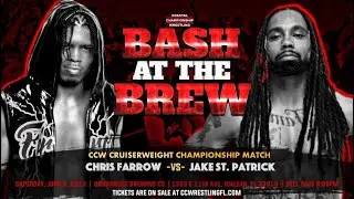 Jake St. Patrick vs. Chris Farrow, Cruiserweight Title, Bash 29, 6.3.23, Hialeah, FL (Full Match)