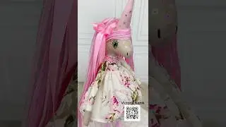 Обзор кукла единорог 34 см Роза #кукларучнойработы #handmade #unicorn #unicorndoll #dollhandmade