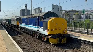 Ex DRS 37425 hauls 26007 and 20066 + DRS Thunderbird loco & Avanti Class 805 test run (26/6/24)