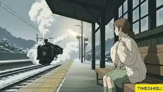 ghibli time: a woman waiting for her husband #ghibli #ai