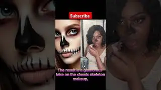 Easy Halloween Makeup Tutorial: Glam Skeleton Look