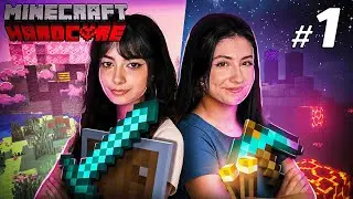 MINECRAFT HARDCORE #01: QUANDO O CHAT &Eacute; SEU MAIOR INIMIGO!! ft. Sofia Espanha | VODS DA YULLA