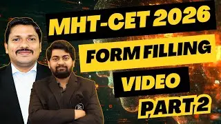 MHT-CET 2026 Form Filling 🔴 Step-by-Step Guide Part 2 | Complete Registration Process | Dinesh Sir