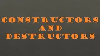 OOP: Mastering Constructors and Destructors | Day 4