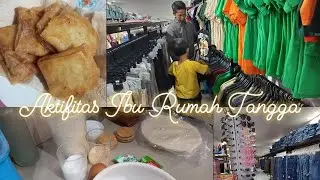 Aktifitas IRT || Bikin Camilan Sederhana 🧇 || Rewards Untuk Para Lelakiku 👕👖