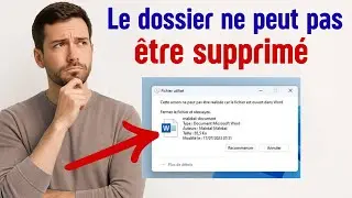 Le dossier ne peut pas &ecirc;tre supprim&eacute; : solutions efficaces